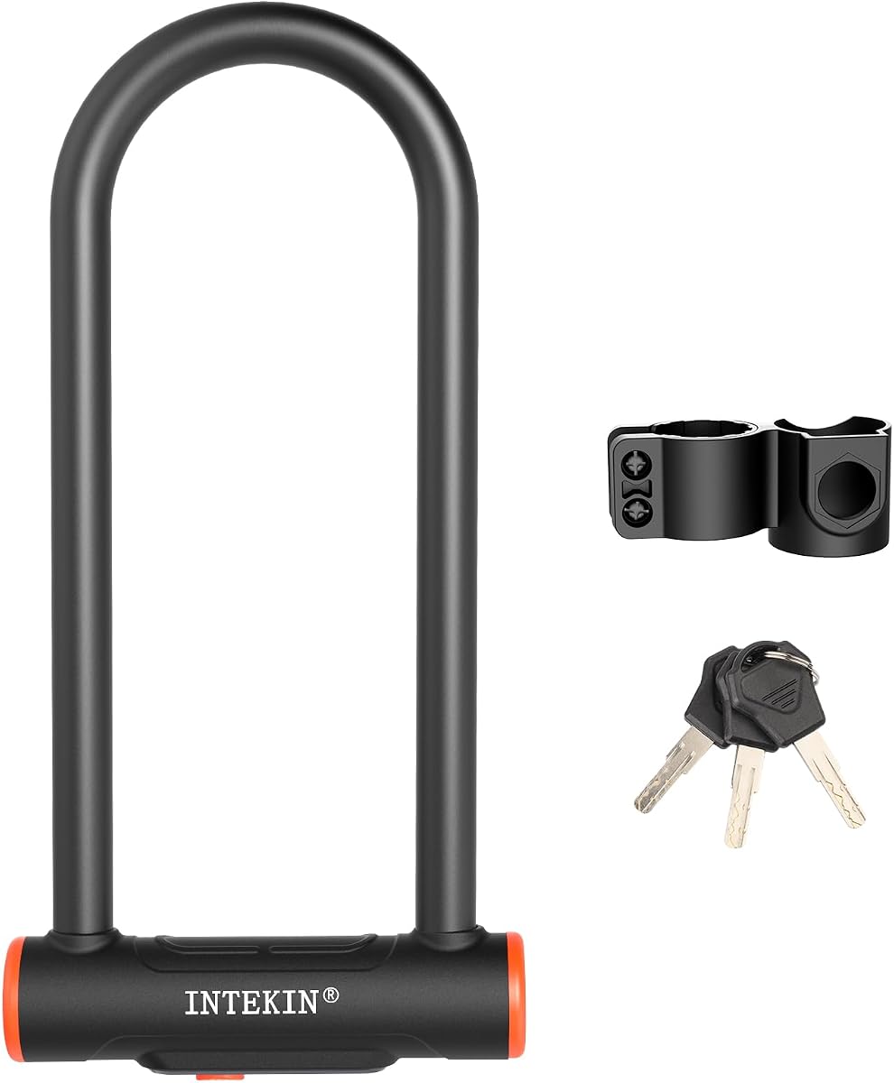 Ver especificaciones técnicas y precio actualizado de Candado de Seguridad Alta con Soporte de Montaje, 16 mm para Bicicleta, Motocicleta Fotografía técnica oficial de Candado de Seguridad Alta con Soporte de Montaje, 16 mm para Bicicleta, Motocicleta - Vista frontal con fondo blanco