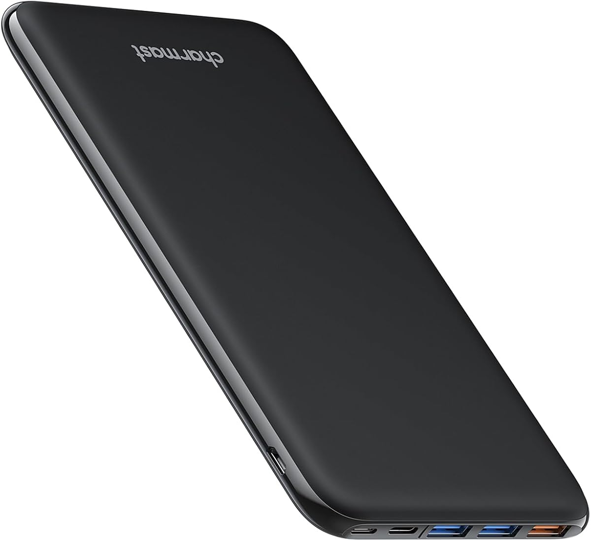 Fotografía técnica oficial de Batería Externa USB C Power Bank 26800mAh Bateria Portatil Carga Rapida Cargador Portátil - Vista frontal con fondo blanco