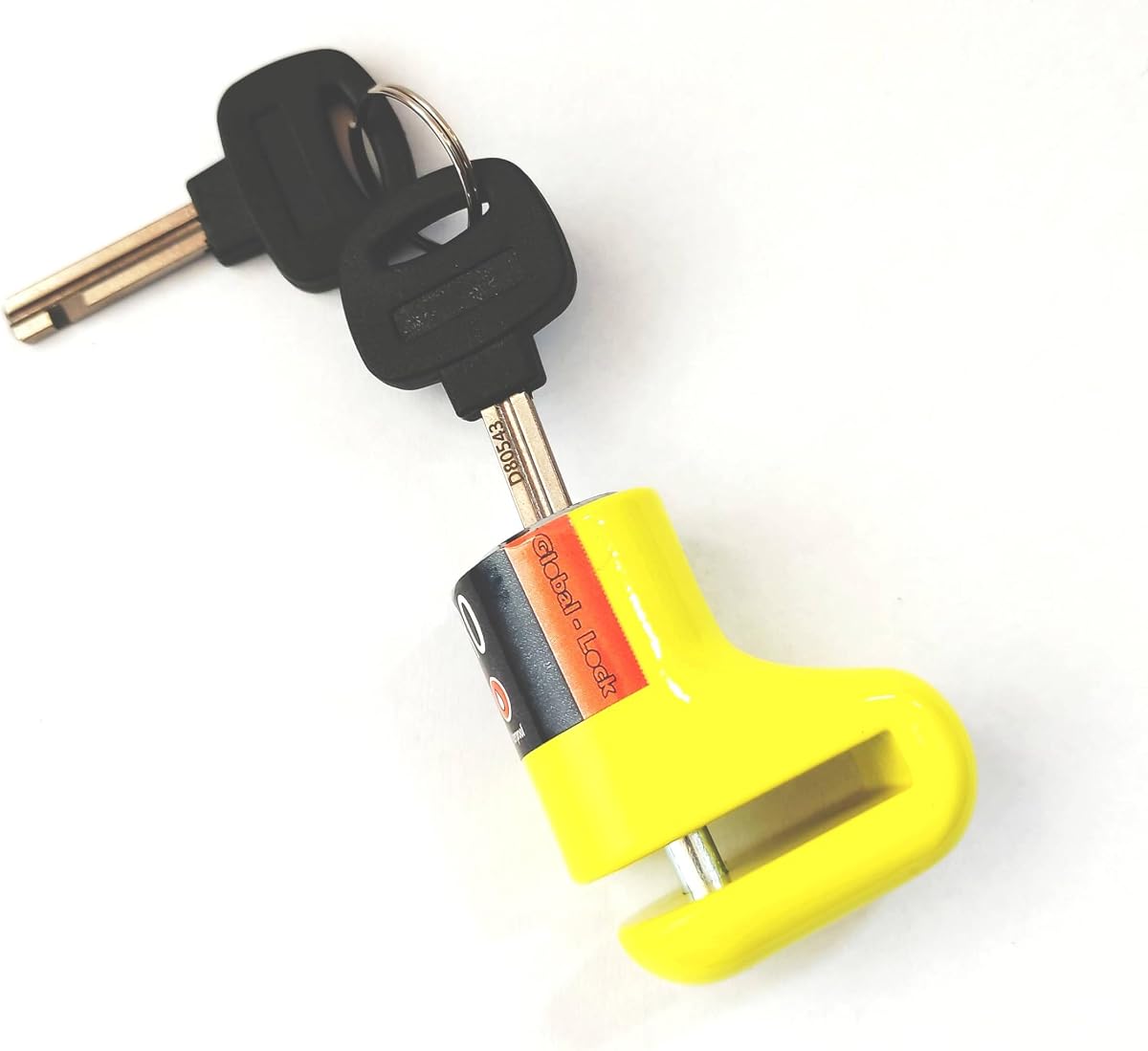 Ver especificaciones técnicas y precio actualizado de URBAN UR906Y Candado de Disco con Alarma Inteligente 120dB y Módulo Reemplazable Fotografía técnica oficial de URBAN UR906Y Candado de Disco con Alarma Inteligente 120dB y Módulo Reemplazable - Vista frontal con fondo blanco