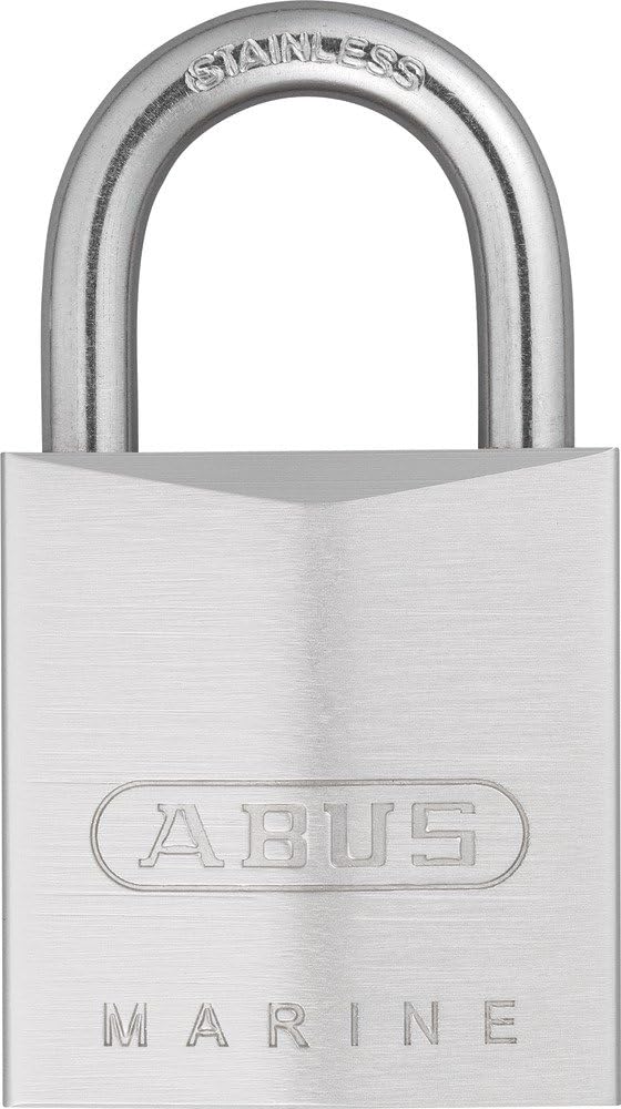 Ver especificaciones técnicas y precio actualizado de ABUS Candado Marine 75IB/30 - resistente a la intemperie - cuerpo del candado Fotografía técnica oficial de ABUS Candado Marine 75IB/30 - resistente a la intemperie - cuerpo del candado - Vista frontal con fondo blanco