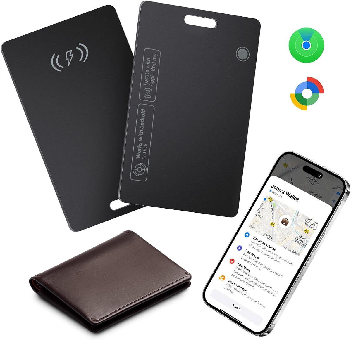 Ver especificaciones técnicas y precio actualizado de Tarjeta Rastreador para Apple y Android, Recargable Tarjeta de Localizador de Billetera Trabajar Fotografía técnica oficial de Tarjeta Rastreador para Apple y Android, Recargable Tarjeta de Localizador de Billetera Trabajar - Vista frontal con fondo blanco