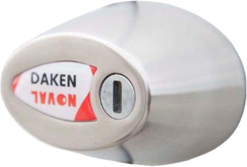 Ver especificaciones técnicas y precio actualizado de DAKEN Noval Simple - 1 Cerradura Antirrobo de Alta Resistencia para Vehículos Comerciales Fotografía técnica oficial de DAKEN Noval Simple - 1 Cerradura Antirrobo de Alta Resistencia para Vehículos Comerciales - Vista frontal con fondo blanco