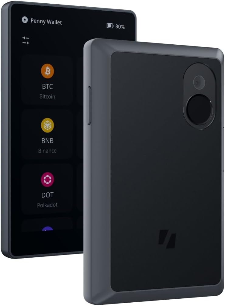 Ver especificaciones técnicas y precio actualizado de Keystone 3 Pro - Hardware Wallet 100% Air-Gapped con Triple Chip EAL6+ Fotografía técnica oficial de Keystone 3 Pro - Hardware Wallet 100% Air-Gapped con Triple Chip EAL6+ - Vista frontal con fondo blanco