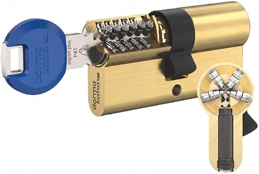 Ver especificaciones técnicas y precio actualizado de LINCE C6 Cilindro de Alta Seguridad con Barra de Acero Antirrotura y Doble Embrague Fotografía técnica oficial de LINCE C6 Cilindro de Alta Seguridad con Barra de Acero Antirrotura y Doble Embrague - Vista frontal con fondo blanco