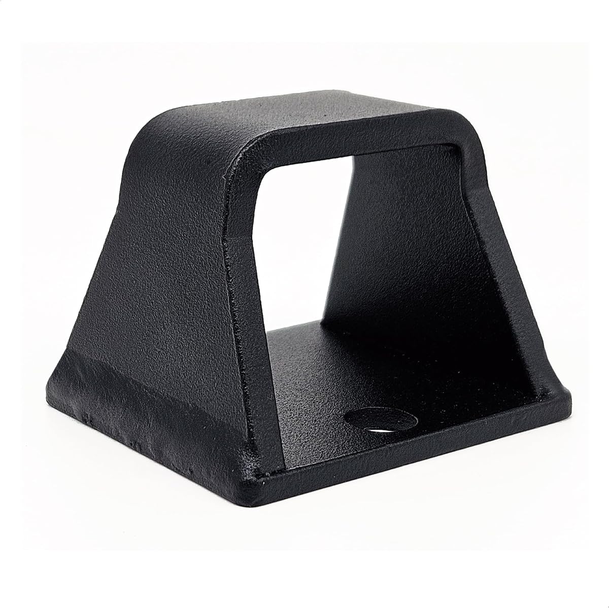 Fotografía técnica oficial de KRASER KR45B Anclaje Suelo Moto y Pared, Único con Base Antipalanca, Compacto - Vista frontal con fondo blanco