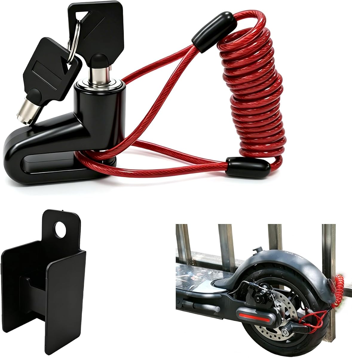 Ver especificaciones técnicas y precio actualizado de Wsdcam Alarma Antirrobo Inalámbrica para Patinete y Bicicleta (113 dB con Sensor y Mando) Fotografía técnica oficial de Wsdcam Alarma Antirrobo Inalámbrica para Patinete y Bicicleta (113 dB con Sensor y Mando) - Vista frontal con fondo blanco
