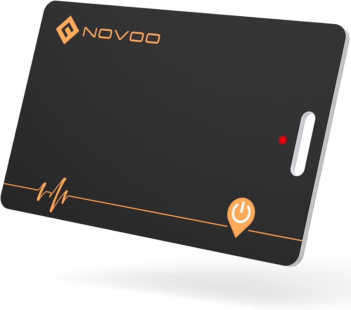 Ver especificaciones técnicas y precio actualizado de NOVOO Tarjeta localizadora Apple Find My, Recargable inalámbrica Fotografía técnica oficial de NOVOO Tarjeta localizadora Apple Find My, Recargable inalámbrica - Vista frontal con fondo blanco