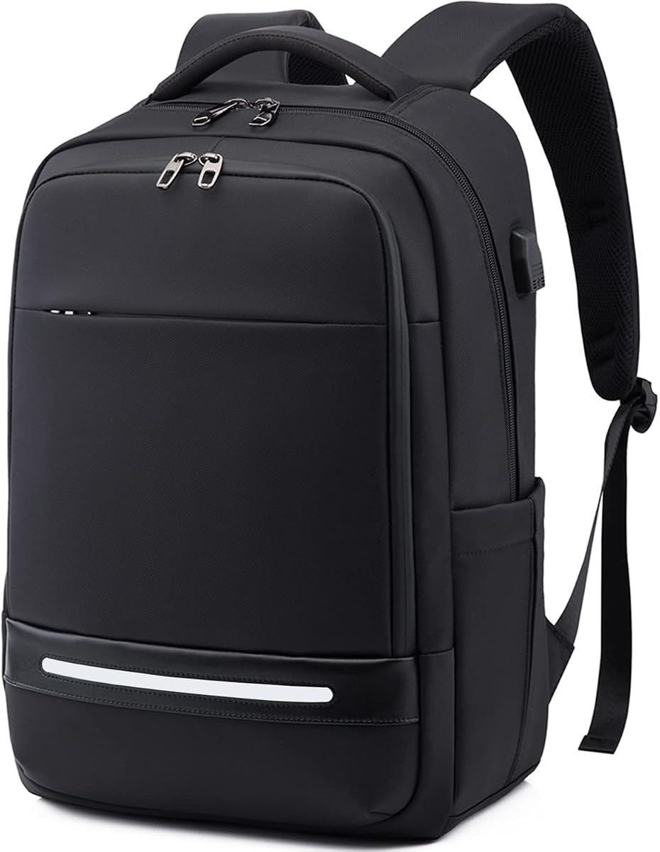Ver especificaciones técnicas y precio actualizado de Mochila para Ordenador Portátil Impermeable Antirrobo Unisex 17 Pulgadas, Gran Capacidad con Puerto Fotografía técnica oficial de Mochila para Ordenador Portátil Impermeable Antirrobo Unisex 17 Pulgadas, Gran Capacidad con Puerto - Vista frontal con fondo blanco