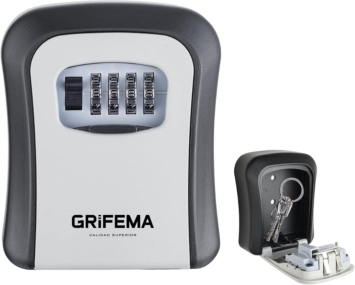 Ver especificaciones técnicas y precio actualizado de GRIFEMA GA1003-1 Caja de Seguridad para Llaves, Caja de Cerradura, Armarios de Llaves Fotografía técnica oficial de GRIFEMA GA1003-1 Caja de Seguridad para Llaves, Caja de Cerradura, Armarios de Llaves - Vista frontal con fondo blanco