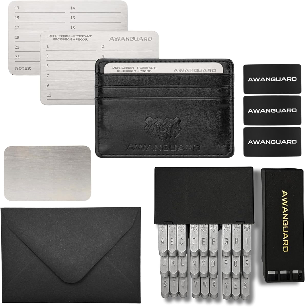 Ver especificaciones técnicas y precio actualizado de Ultimate Basic Plus - Cartera de Acero para Bitcoin, Crypto Wallet, Seed Phrase Fotografía técnica oficial de Ultimate Basic Plus - Cartera de Acero para Bitcoin, Crypto Wallet, Seed Phrase - Vista frontal con fondo blanco