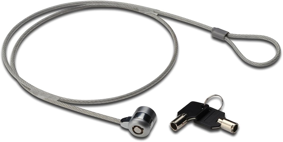Ver especificaciones técnicas y precio actualizado de Ewent Candado de Seguridad para Portátil y PC, Cable Antirrobo de Acero Fotografía técnica oficial de Ewent Candado de Seguridad para Portátil y PC, Cable Antirrobo de Acero - Vista frontal con fondo blanco